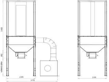 Filtračná nadstavba ADAMIK FBR 250/110 AKR2