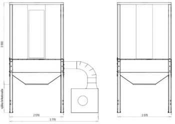 Filtračná nadstavba ADAMIK FBR 250/125 AK