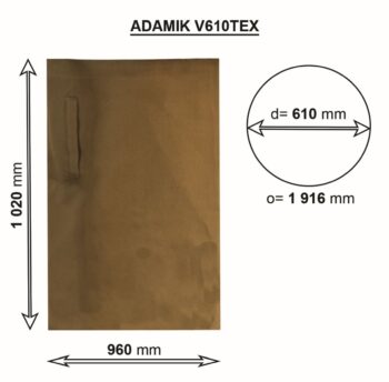 Vak ADAMIK V610TEX rozmery